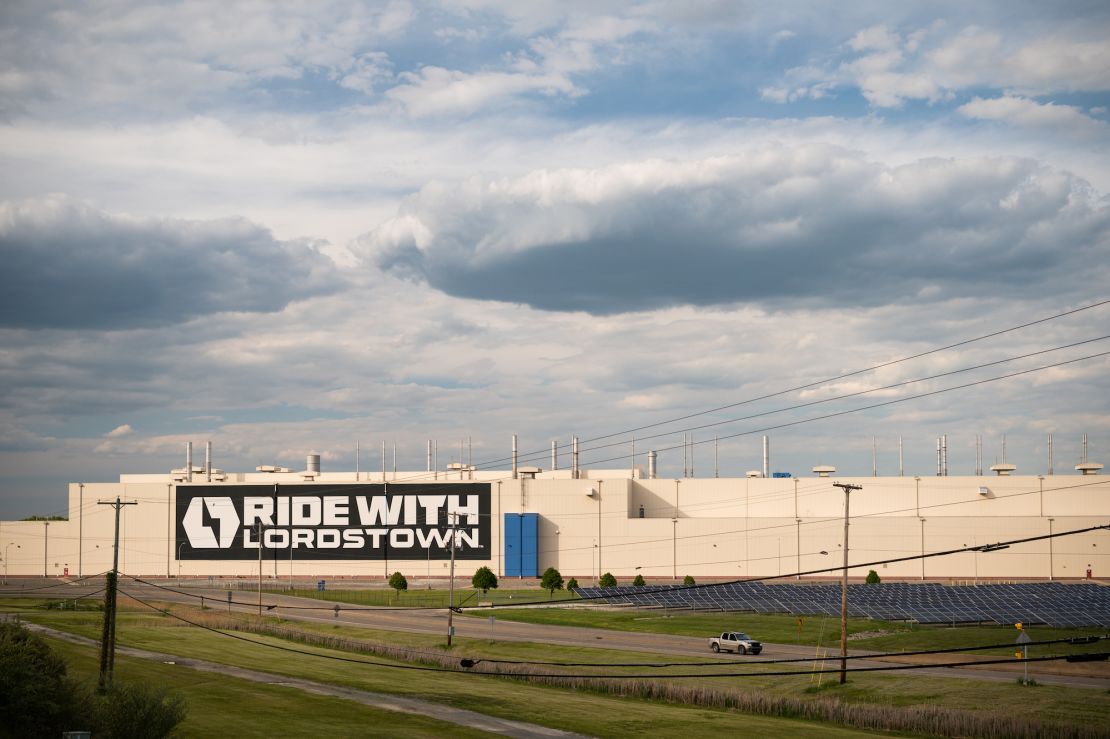 Lordstown Motors Corp. headquarters in Lordstown, Ohio, U.S., on Saturday, May 15, 2021. Lordstown Motors Corp. is scheduled to release earnings figures on May 24. Photographer: Dustin Franz/Bloomberg