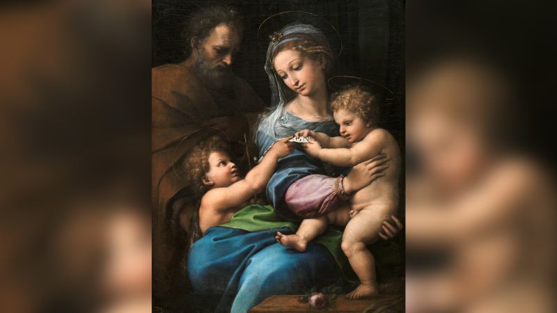 500 годишна картина на Рафаело е частично дело на друг художник