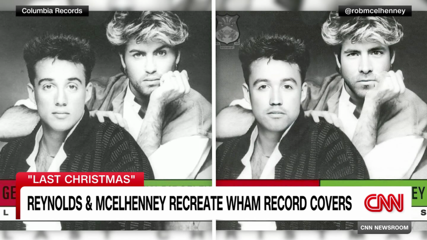 Ryan Reynolds And Rob Mcelhenney Recreate Famous Wham Cover Cnn 