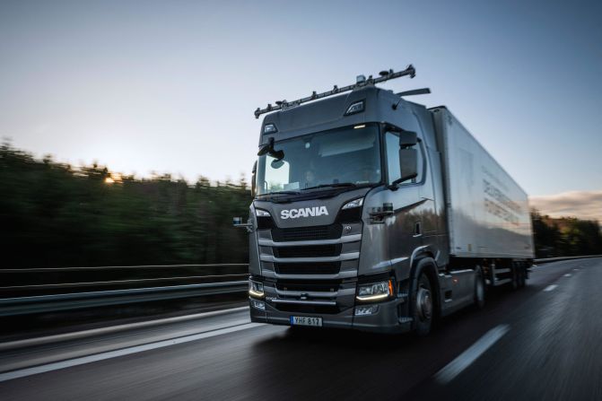 In 2022, Swedish firm Scania said it became the <a href="index.php?page=&url=https%3A%2F%2Fwww.euronews.com%2Fnext%2F2022%2F11%2F30%2Famid-a-global-driver-shortage-this-swedish-firm-is-aiming-to-put-self-driving-trucks-on-th" target="_blank" target="_blank">first in Europe</a> to use an autonomous truck to deliver commercial goods.