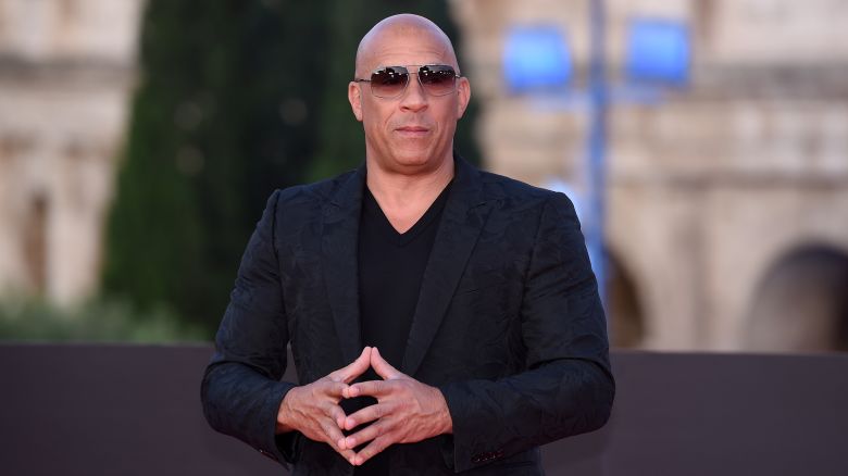 Actor, US film producer Vin Diesel on the red carpet at the world premiere of the film Fast X at the Colosseum. Rome (Italy), May 12nd, 2023 (Photo by Massimo Insabato/Archivio Massimo Insabato/Mondadori Portfolio via Getty Images)