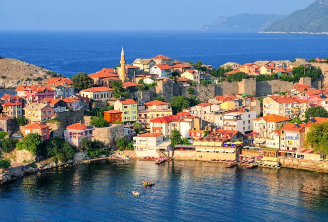 <strong>Turkey's Black Sea coast:</strong> The colorful resort town Amasra is one of the jewels of Turkey's Karadeniz, or Black Sea region.