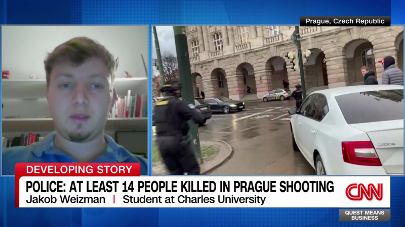 Czech police investigate mass shooting in Prague