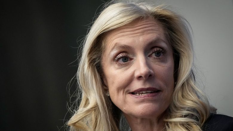 Director of the National Economic Council Lael Brainard speaks at the Semafor World Economic Summit on April 12, 2023, in Washington, DC.