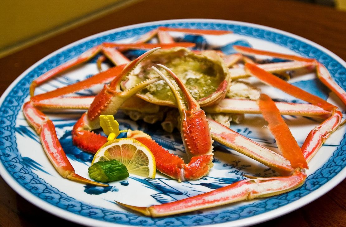 Echizen Gani crab is among the prized foods to try when in Fukui prefecture.