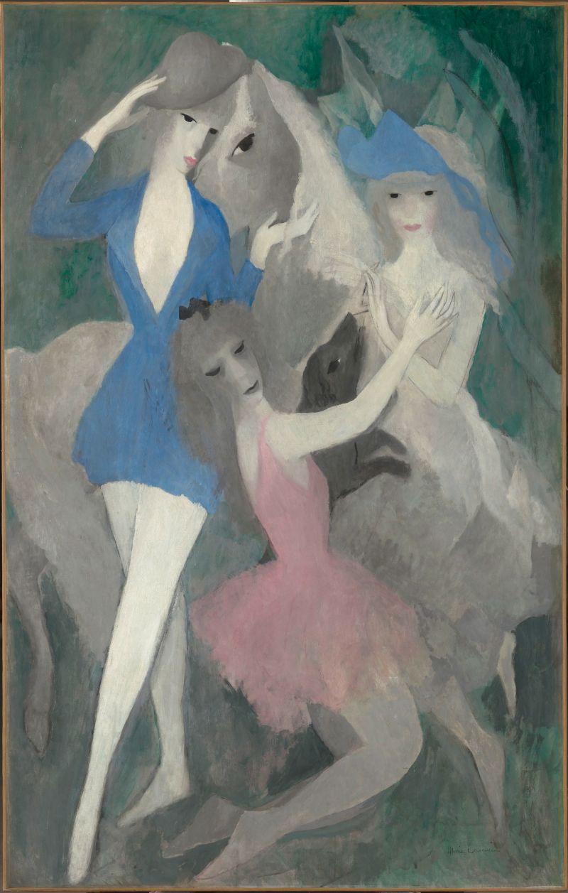 Marie Laurencin、LA PRINCESSE、海外版超希少レゾネより 絵画