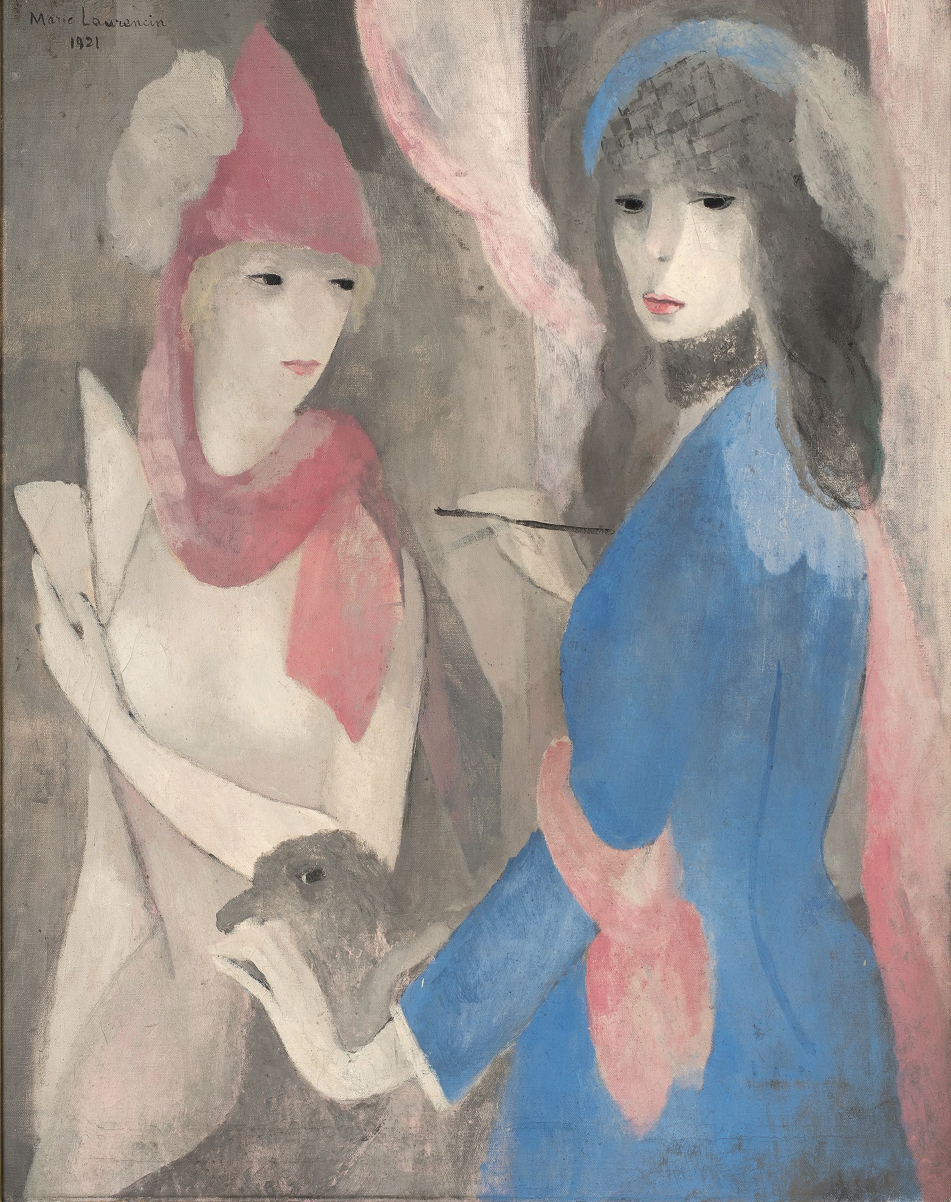 Woman Painter and Her Model (Femme
peintre et son modèle), 1921. François Odermatt Collection.