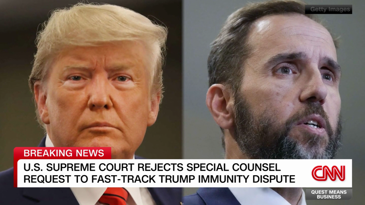 Supreme Court Rejects Request To Expedite Trump Immunity Dispute Cnn