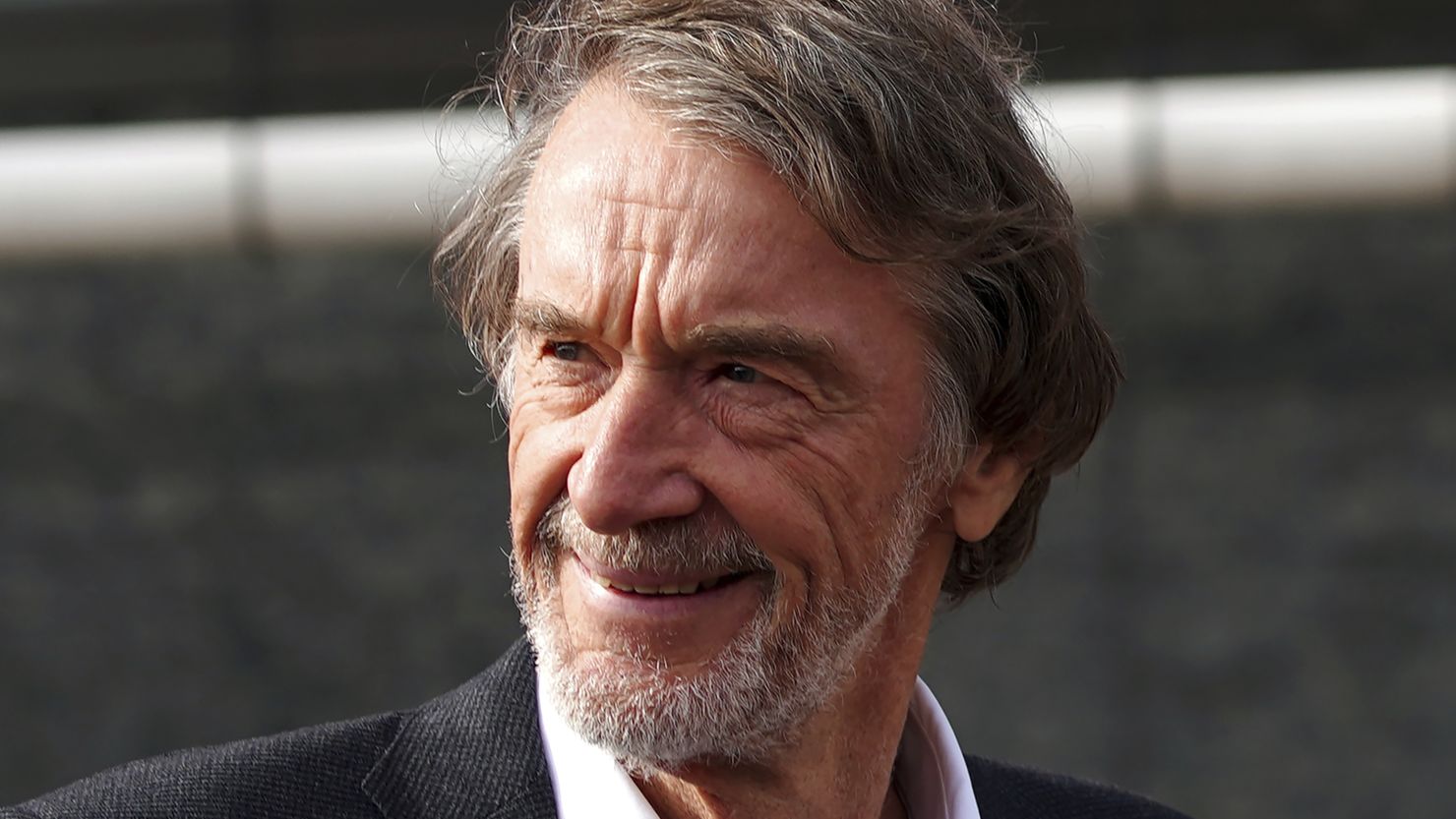 File photo dated 17-03-2023 of Sir Jim Ratcliffe at Old Trafford. Aaron Ramsey has described prospective Manchester United owner Sir Jim Ratcliffe as 'very passionate' in his desire to take his Nice team 'all the way to the top'. Issue date: Monday March 20, 2023. (Press Association via AP Images)