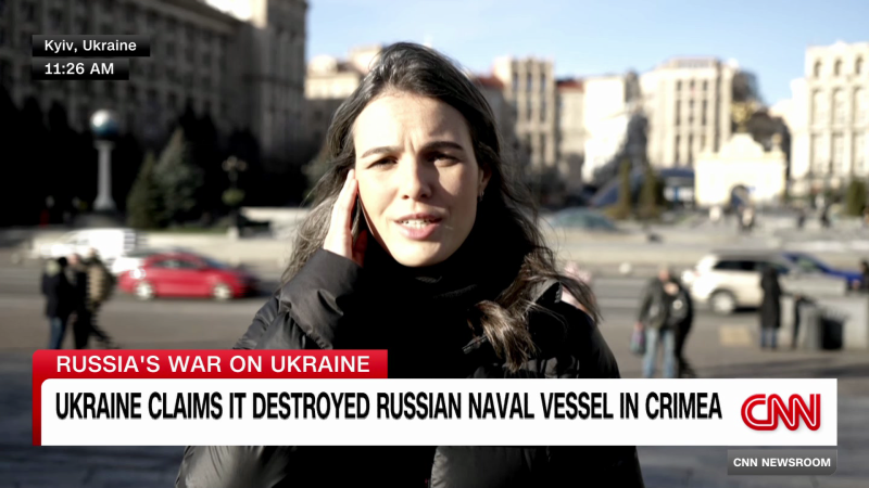 Ukraine Attacks Crimea Port Town, Claims It Destroyed Russian Naval ...