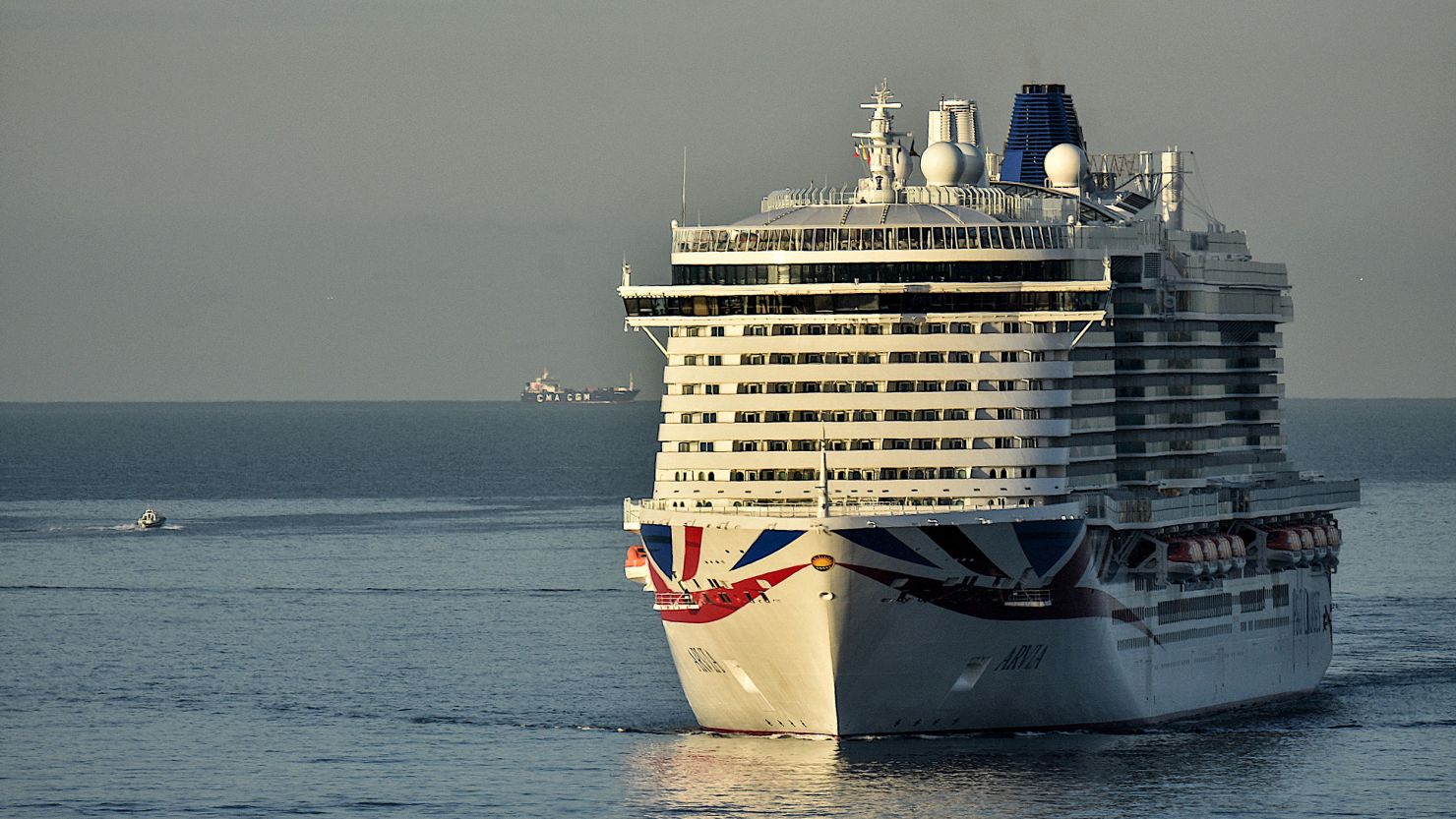 The dream vacation on P&O Cruises' ship Arvia (file photo) turned into a nightmare on the flight home.