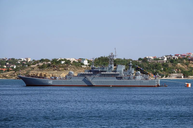 Novocherkask Ukraine Claims It Destroyed Russia S Tank Landing Ship In   231226144817 Novocherkassk Warship File 