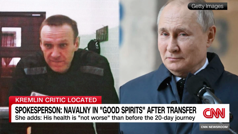 Осъденият в затвора руски опозиционен лидер Навални получи „облекчение“ след „изтощителен“ 20-дневен трансфер в затвора