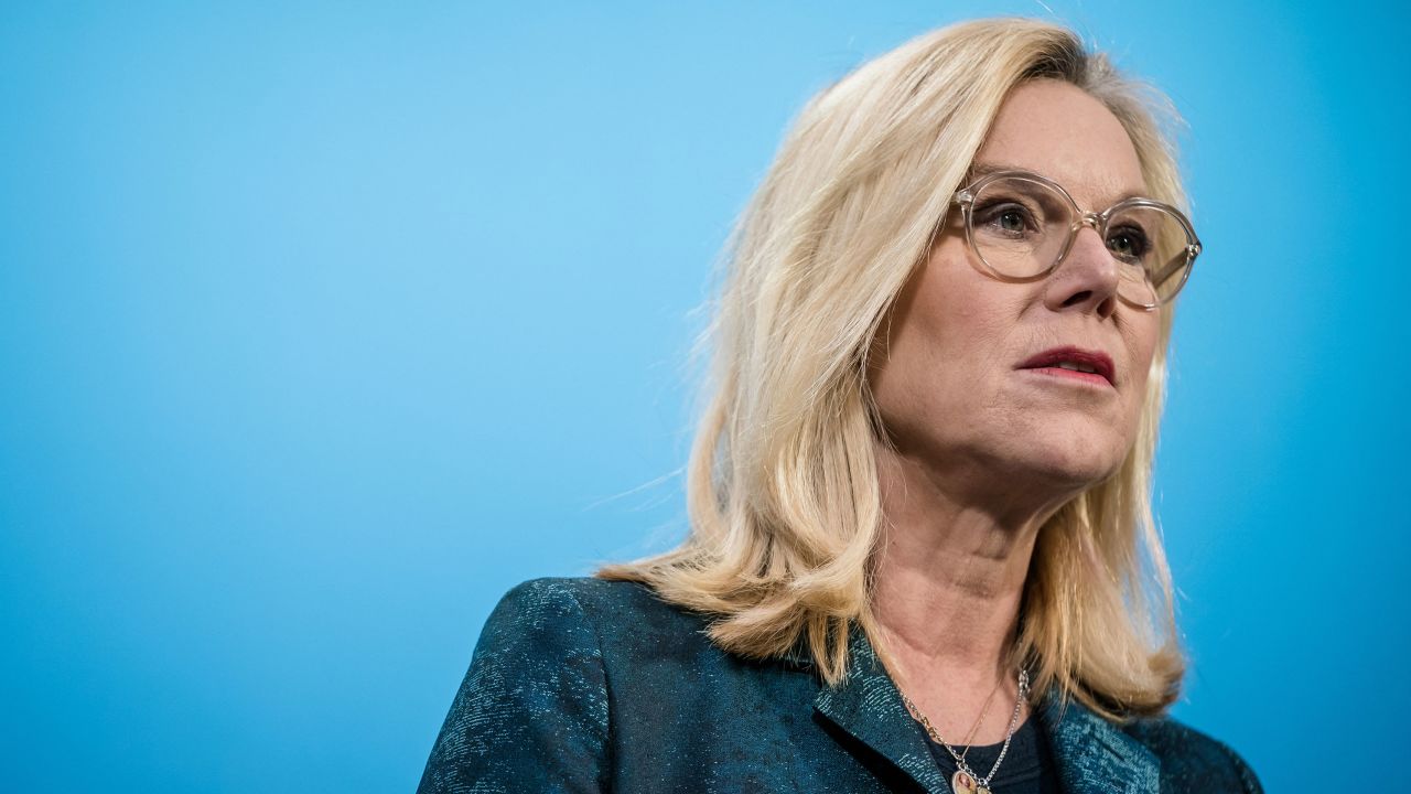 Netherlands' deputy Prime Minister Sigrid Kaag addresses a press conference after the weekly Council of Ministers in The Hague on February 17, 2023.