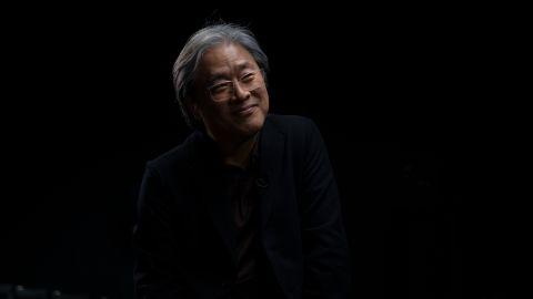 South Korean film director Park Chan-wook speaks during an interview with CNN in Hong Kong, China, on December 8, 2023.