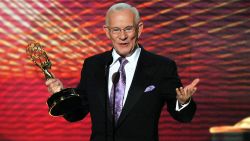 LOS ANGELES, CA - SEPTEMBER 21:  Writer/Actor Tommy Smothers accepts a commemorative Emmy writing achievement for "The Smothers Brothers Comedy Hour" onstage during the 60th Primetime Emmy Awards held at Nokia Theatre on September 21, 2008 in Los Angeles, California.  (Photo by Kevin Winter/Getty Images)