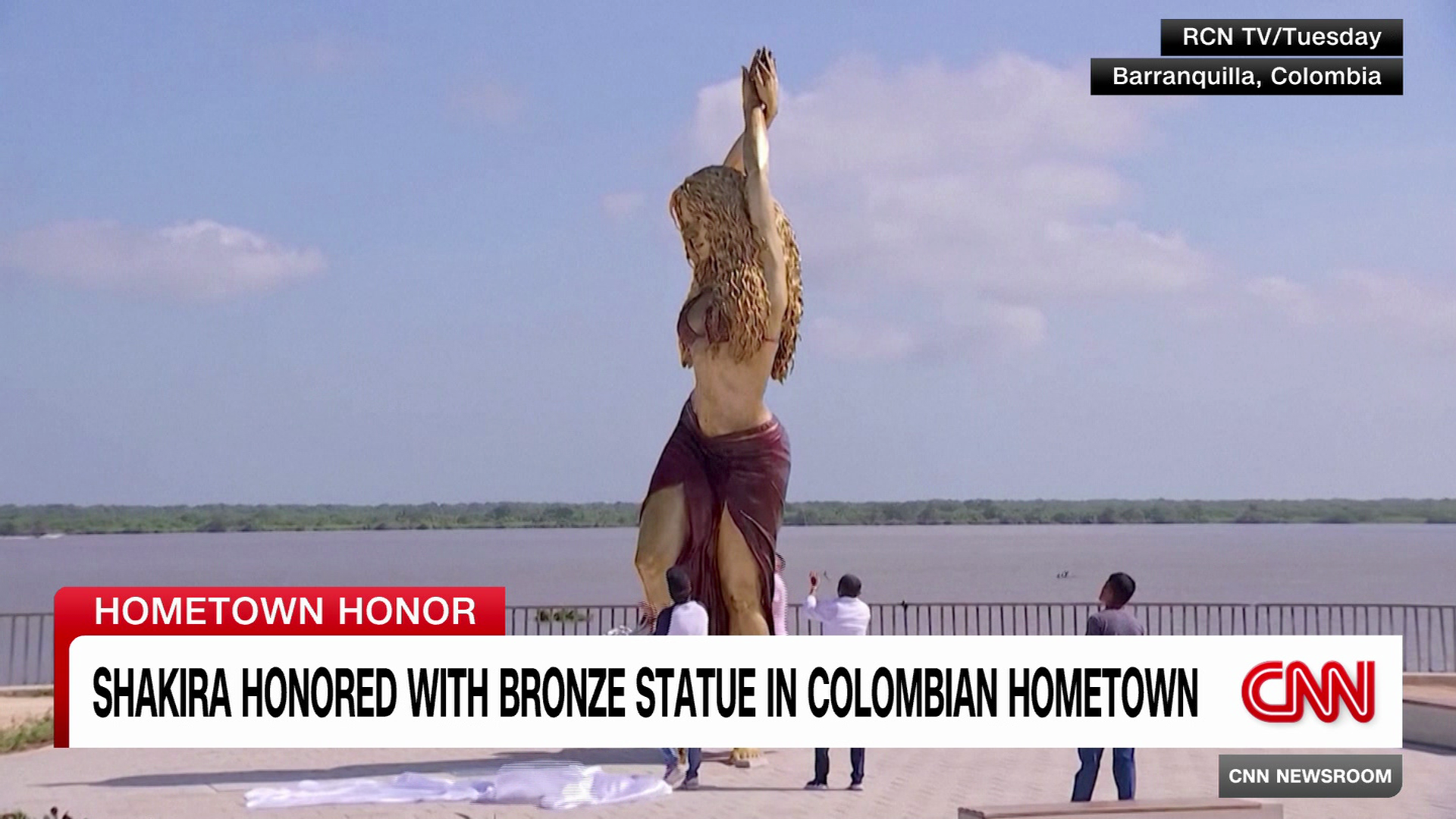 Shakira Honored With a Statue in Her Hometown in Colombia - The New York  Times