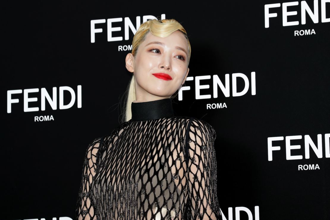 SEOUL, SOUTH KOREA - SEPTEMBER 03: Former member of South Korean girl group f(x), Sulli, attends the photocall for FENDI on September 03, 2019 in Seoul, South Korea. (Photo by Han Myung-Gu/WireImage)