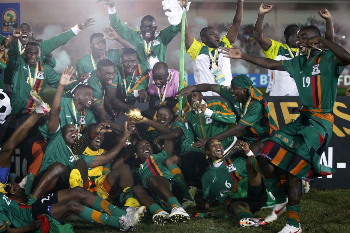 After two previous final defeats, Zambia finally <a href="https://www.cnn.com/2012/02/12/sport/football/football-africa-ivory-coast-zambia/index.html" target="_blank">clinched their first AFCON title</a> in fairytale fashion at the 2012 tournament in Gabon, defeating Ivory Coast in a nail-biting penalty shoot-out in Libreville. Head coach Herve Renard dedicated the win to the victims of the plane crash that killed the team's coach and 18 squad members shortly after taking off from Libreville in 1993.