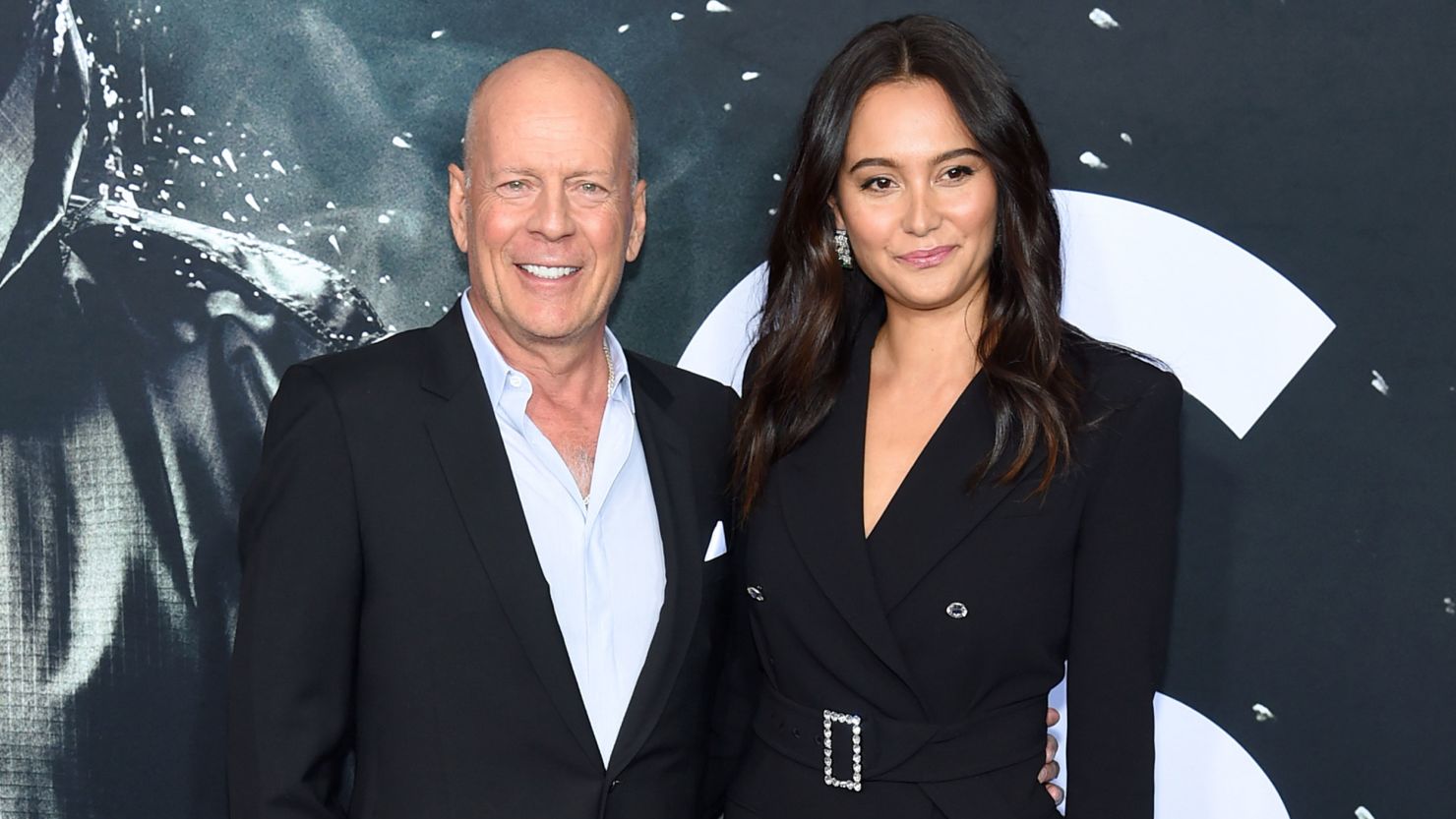 NEW YORK, NY - JANUARY 15:  Bruce Willis and Emma Heming attend the "Glass" New York Premiere at SVA Theater on January 15, 2019 in New York City.  (Photo by Jamie McCarthy/Getty Images)