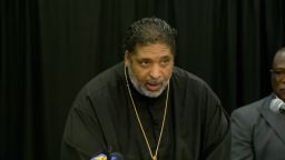 At a press conference on Friday to address a dispute over seating at a North Carolina movie theater, Bishop William Barber, 60, said the situation with theater staff should have never escalated and said he believed the incident was a violation of his 14th amendment rights.