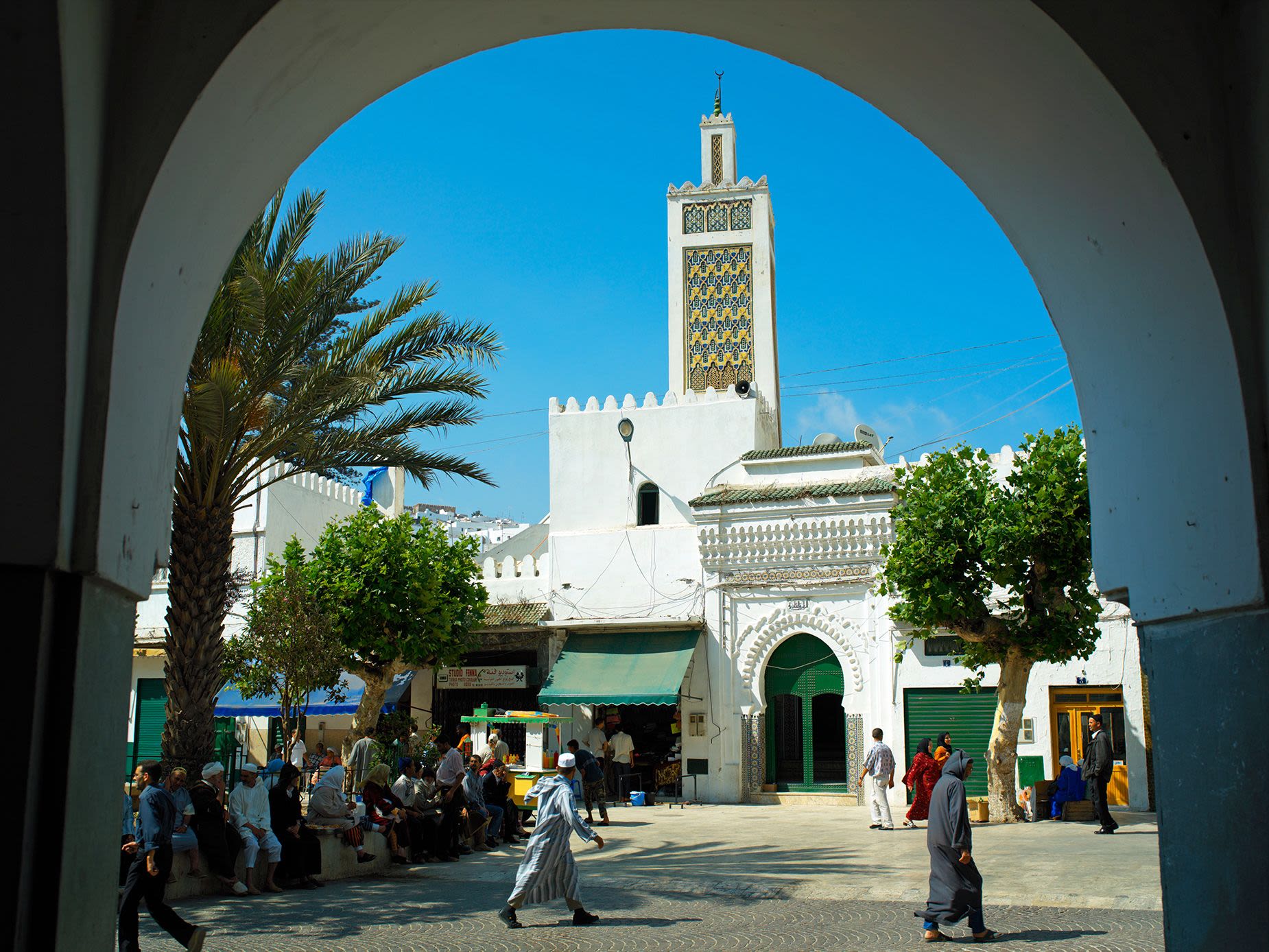 AD25N4 Public square in Tetouan Morocco
