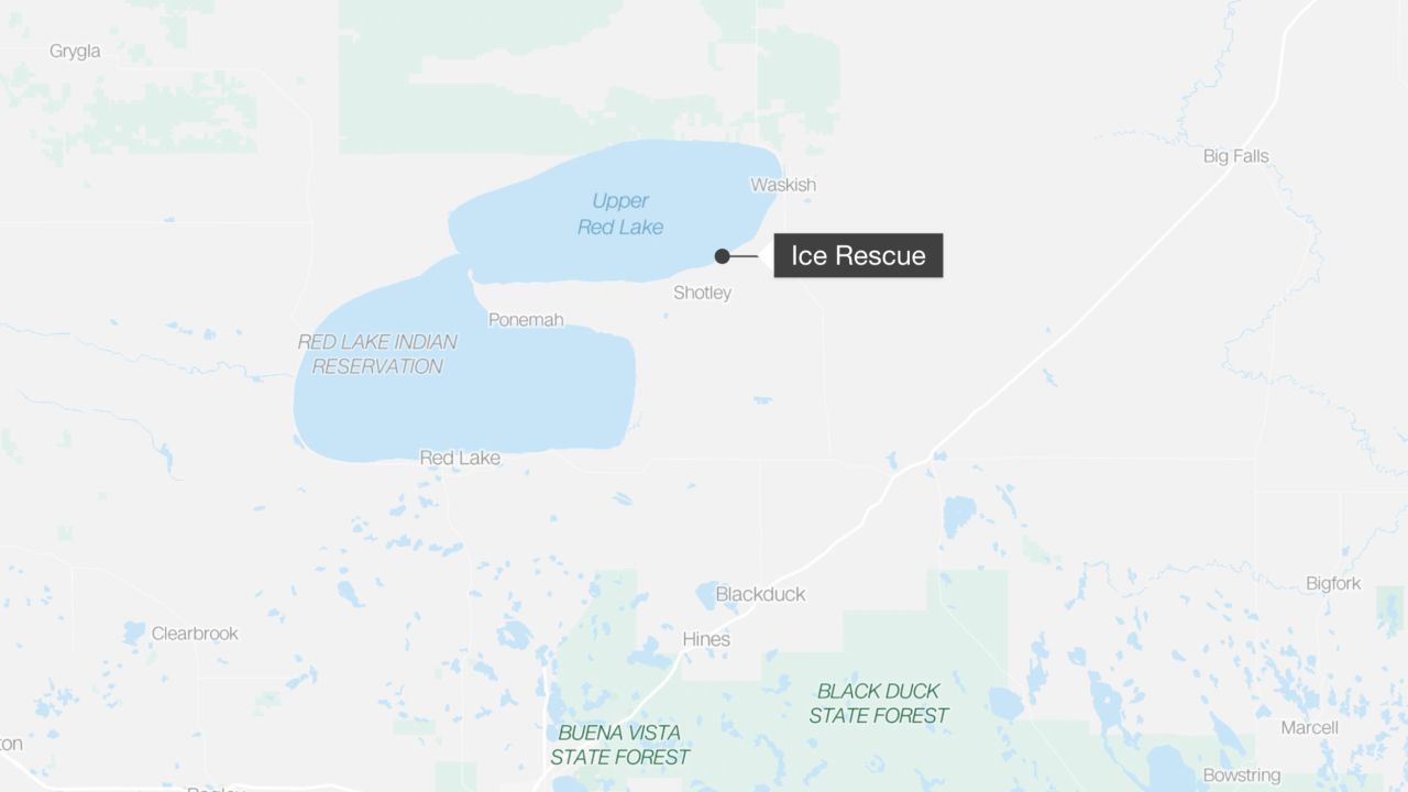 The Beltrami County Sheriff's Office is working to rescue 75-100 people who are stranded on Upper Red Lake in Minnesota on Friday, December 29, according to a release.