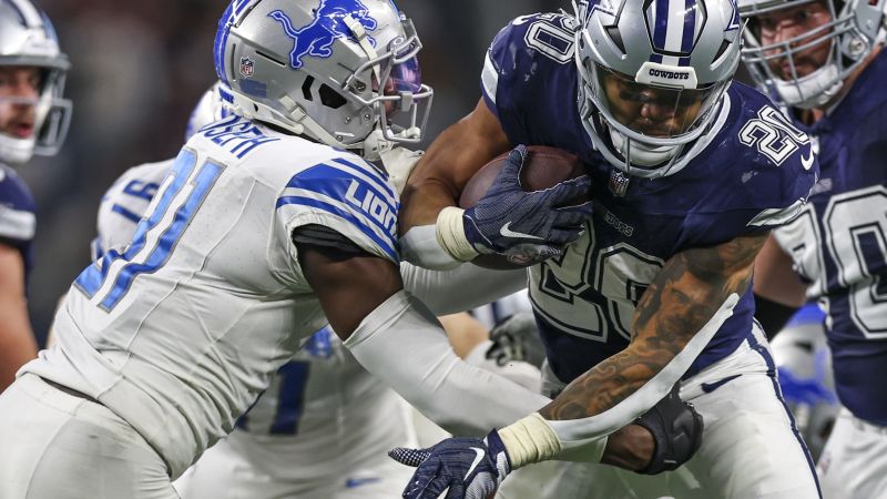 NFL: Die Dallas Cowboys überstehen die späte Kontroverse und erringen einen knappen Sieg über die Detroit Lions