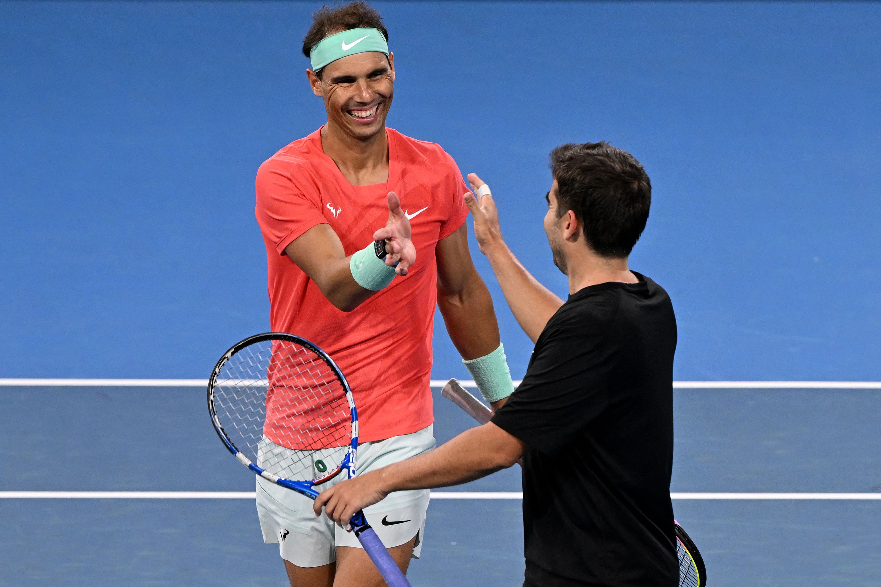 Rafael Nadal makes comeback from injury and doesn't rule out