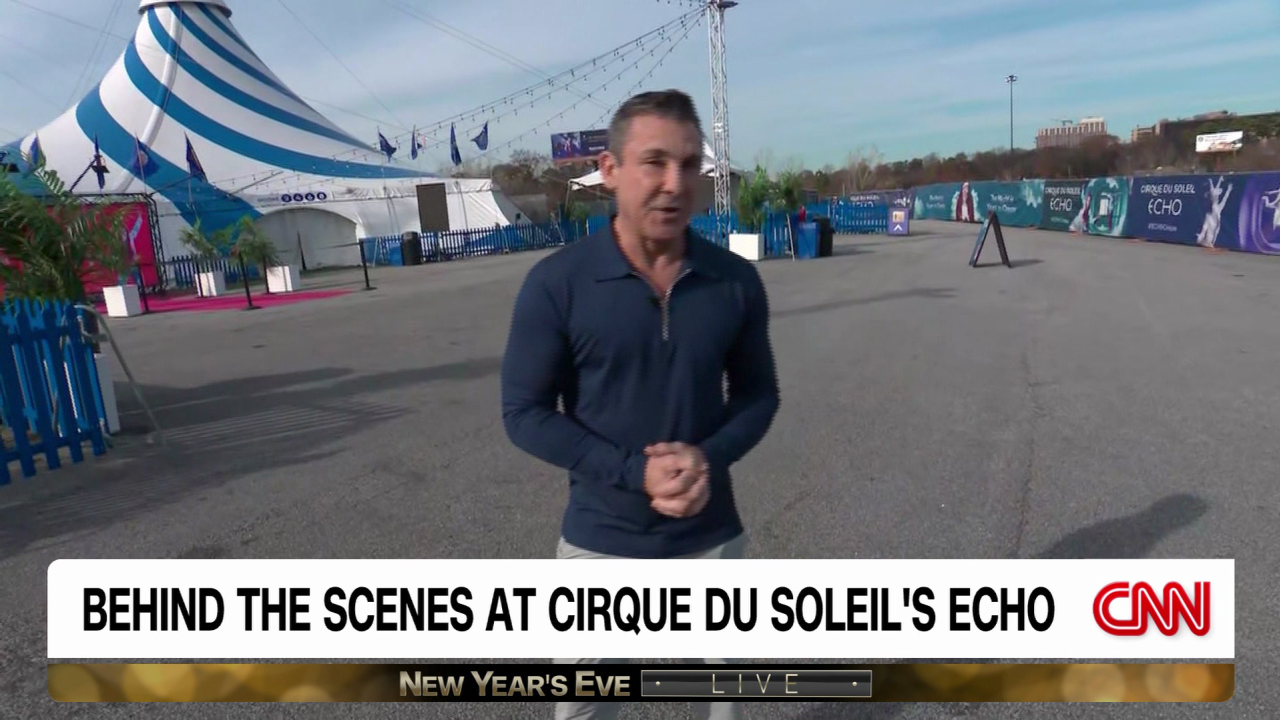 Backstage at Cirque du Soleil ECHO CNN