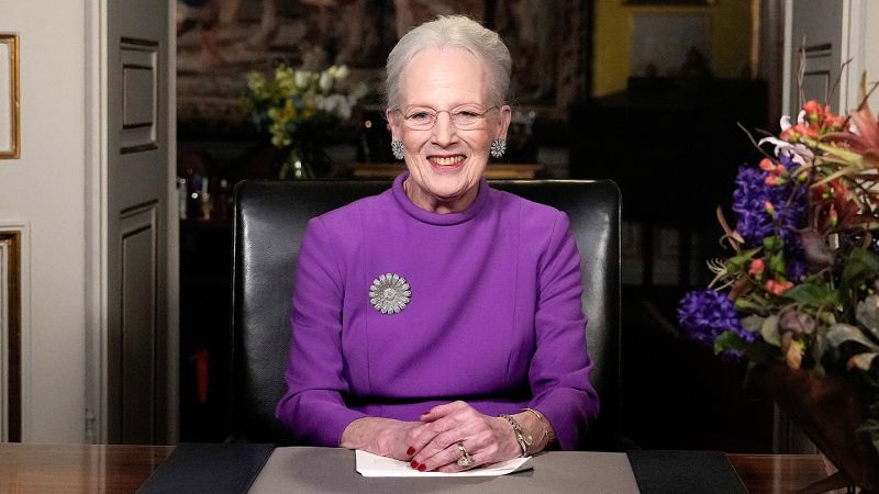 Queen Margaret of Denmark announces her sudden abdication after 52 years on the throne