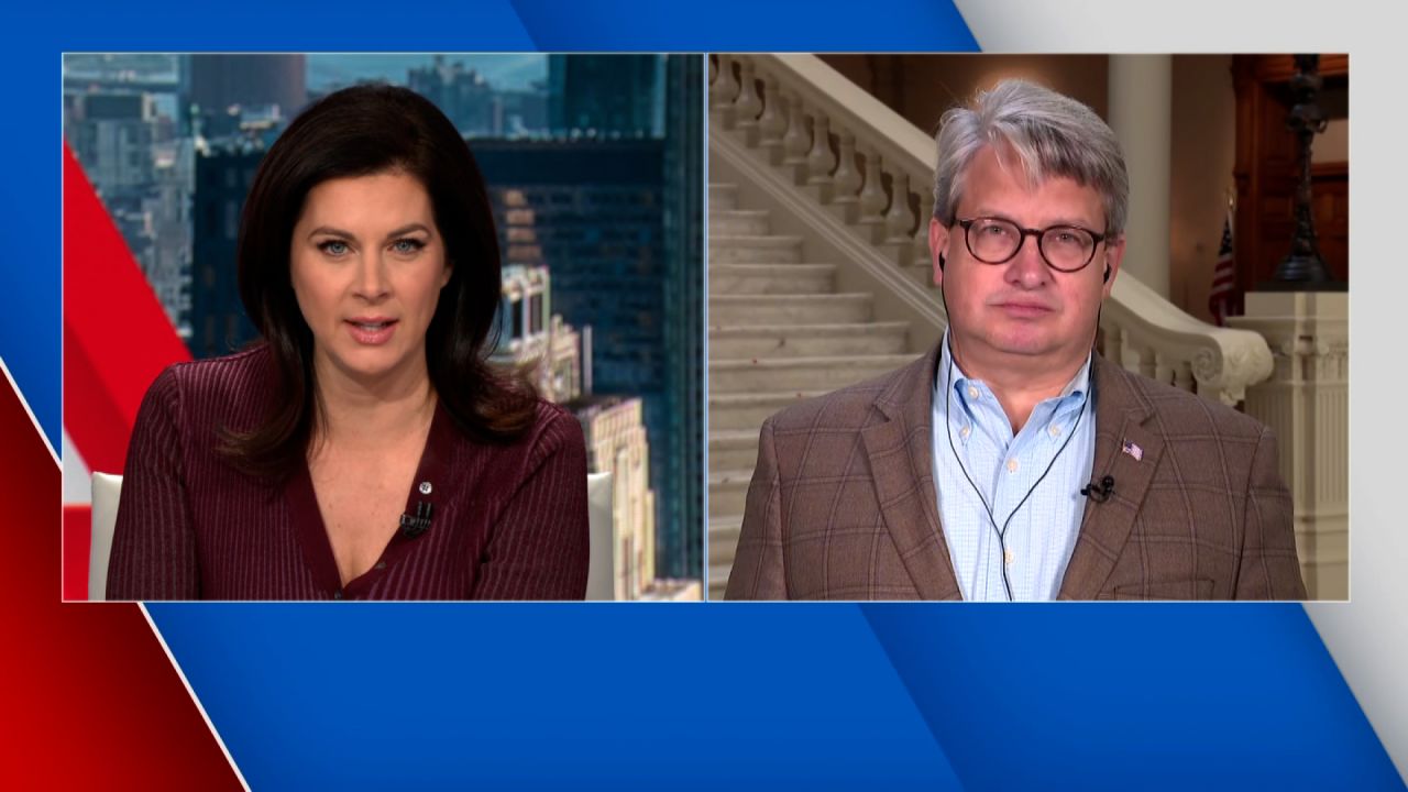 Gabriel Sterling, the chief operating officer for Georgia's Secretary of State Office, talks to CNN’s Erin Burnett on Wednesday.