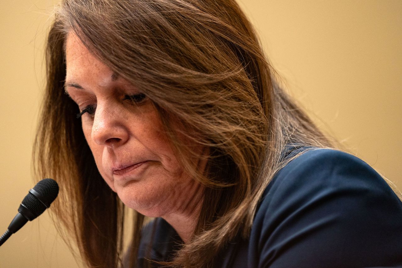 United States Secret Service Director Kimberly Cheatle testifies before the House Oversight and Accountability Committee during a hearing at the Rayburn House Office Building on July 22 in Washington, DC.