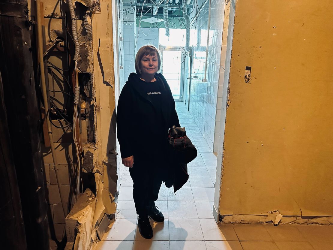 Olha Sokolenko, director of Kharkiv Palace Hotel, was in the hotel at the moment of the strike. She says she hopes the hotel will re-open one day.