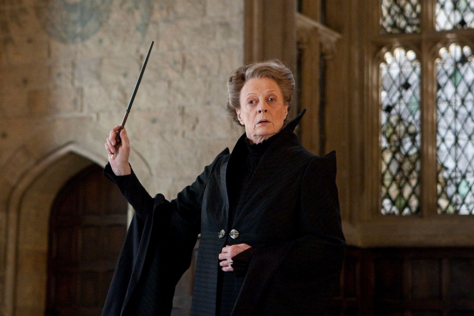 Smith appears in "Harry Potter and the Deathly Hallows: Part 2" in 2011. She played the role of Professor Minerva McGonagall in seven of the Harry Potter films.