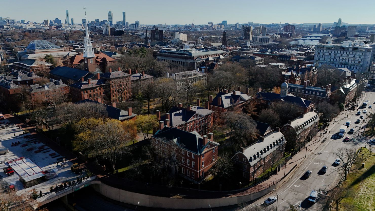 Harvard University sits as leaders of various universities, including Harvard President Claudine Gay, have taken heat from both Jewish communities, which have said they are tolerating antisemitism, and Pro-Palestinian groups, which have accused schools of being neutral or antagonistic towards their cause, in Cambridge, Massachusetts, U.S., December 12, 2023.