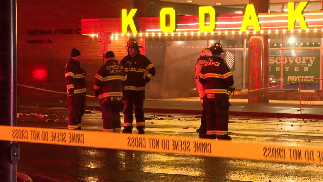 Two people were killed and five others were injured when two cars collided, caught fire and plowed into a crowd as a New Year's Eve concert was letting out from Kodak Center in Rochester, New York on January 1.