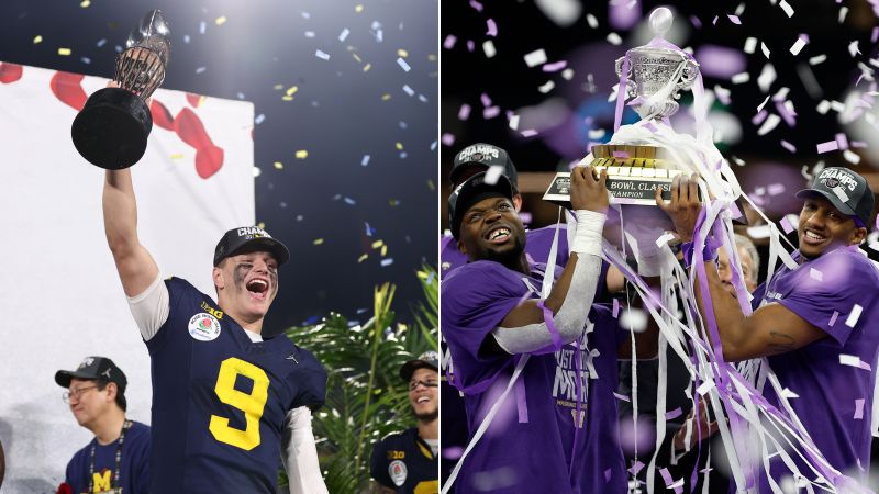 College Football Playoff Michigan Wolverines and Washington