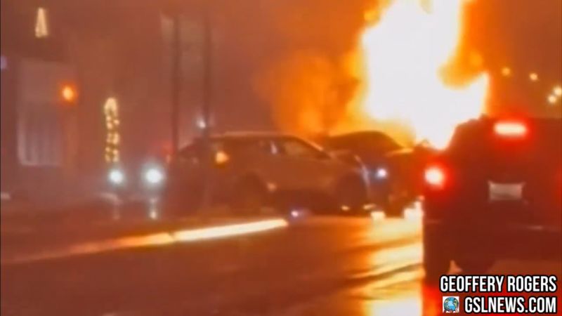 Video shows fiery crash scene outside concert CNN