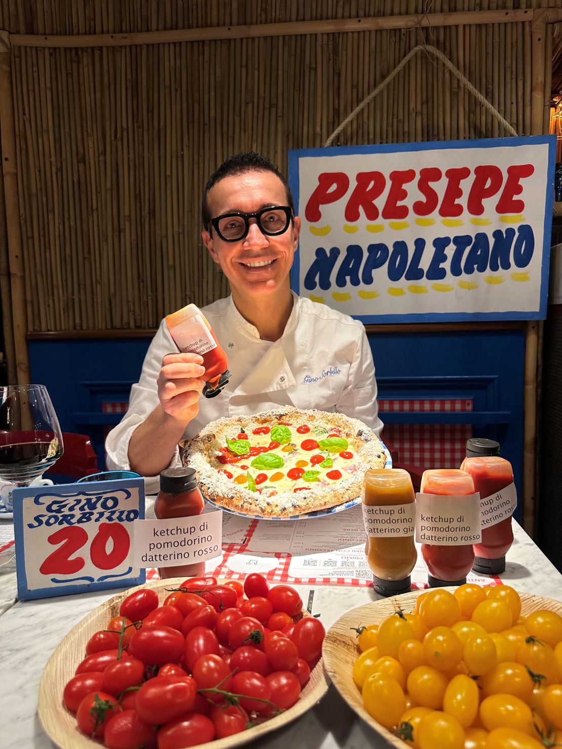 Sorbillo has since created a pizza with ketchup to further incite his critics.