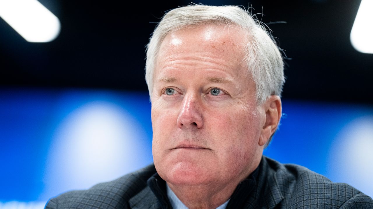 Former Rep. Mark Meadows, R-N.C., speaks during a forum on "House and GOP Conference rules for the 118th Congress," at the FreedomWorks office in Washington, D.C., on Monday, November 14, 2022.