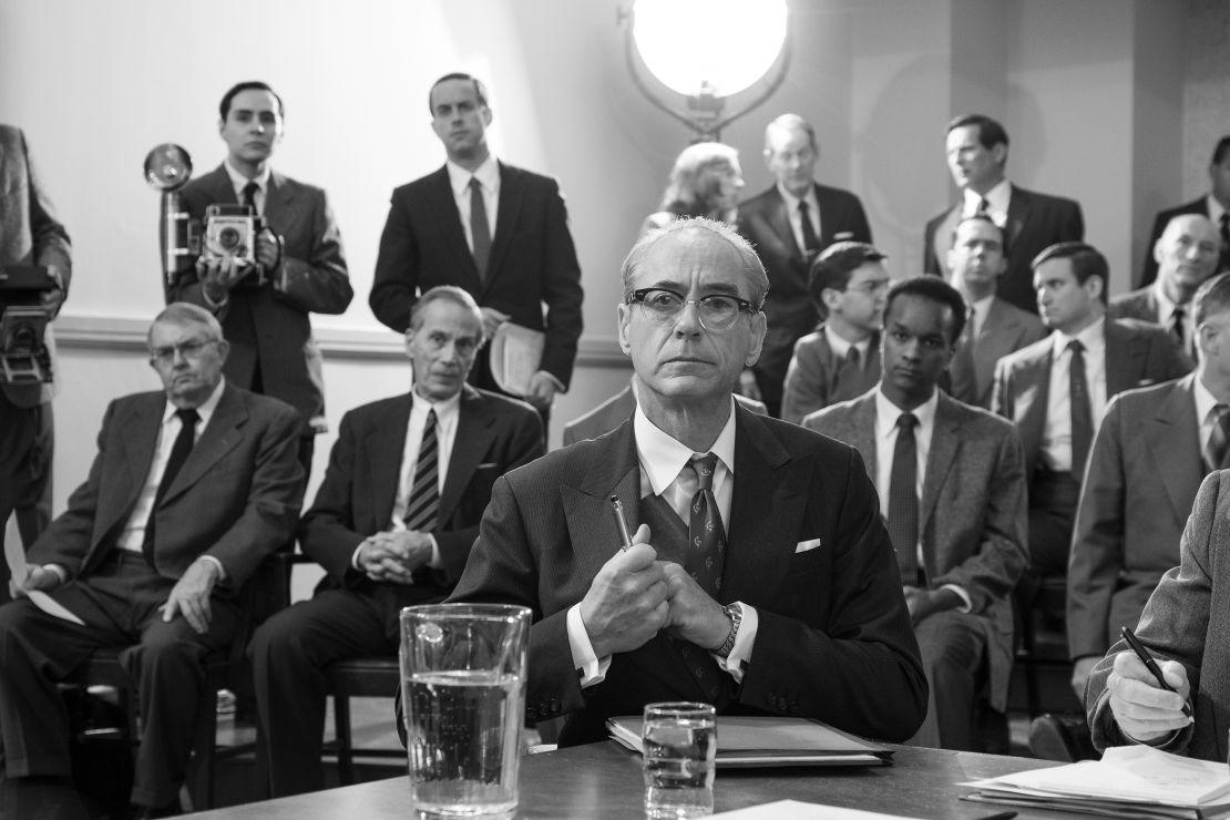 Robert Downey Jr is Lewis Strauss in OPPENHEIMER, written, produced, and directed by Christopher Nolan.