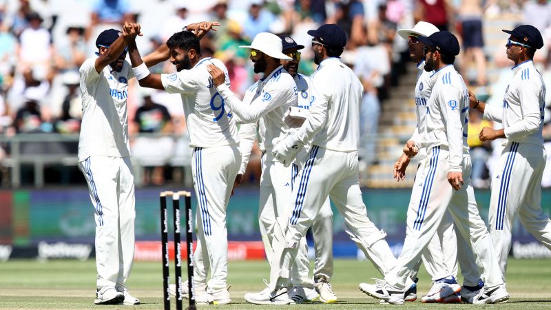 Индия побеждава Южна Африка в най-краткия завършен тестов мач за всички времена с историческа победа