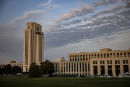 BETHESDA, MD - OCTOBER 04: A general view of the Walter Reed National Military Medical Center in Bethesda, Maryland, on October 4, 2020. (Photo by Samuel Corum/Getty Images)