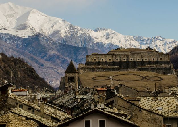 <strong>Medieval village: T</strong>hey tracked down their Italian home after seeing it listed online and took an instant shine to Exilles, located in the Piedmont region of northern Italy.<br />