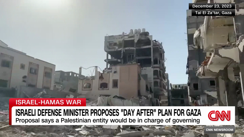 Israeli Minister Proposes Post-war Plan For Gaza | CNN