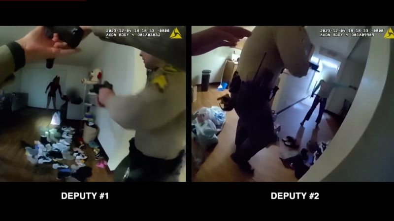Watch: Video shows LA deputy shooting woman who called 911 for domestic violence incident