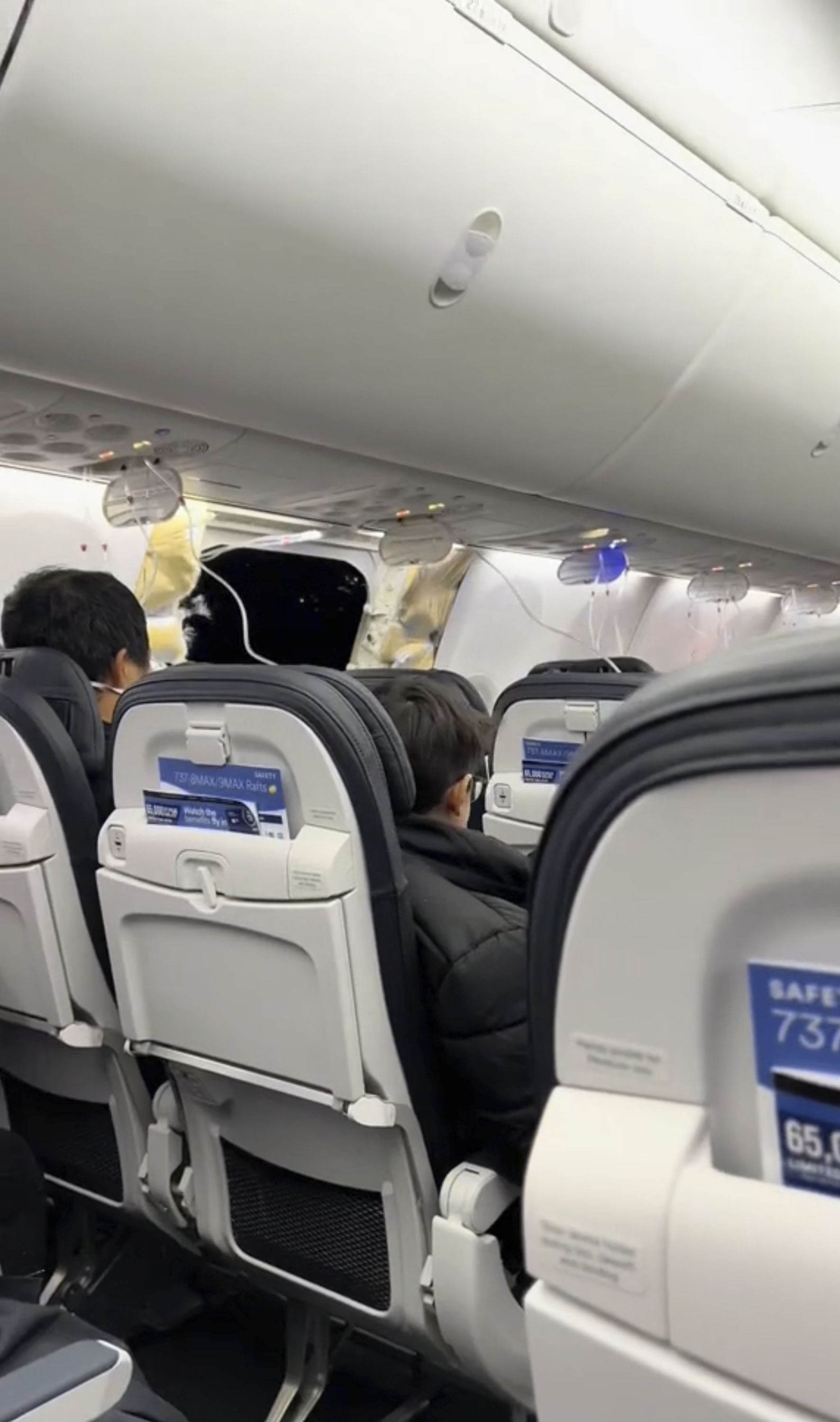 Plane window ripped off mid-air as Alaska Airlines halt Boeing