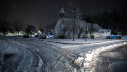 The Centennial AME Zion Church is pictured covered by snow in Closter, New Jersey on January 6, 2024. Forecasters warned on January 5 that a deluge of snow and wintery conditions could bring travel chaos to the US northeast this weekend, with some 25 million people subject to a storm warning.