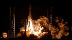 Boeing-Lockheed joint venture United Launch Alliance's next-generation Vulcan rocket launches on its debut flight from Cape Canaveral, Florida, U.S. January 8, 2024. REUTERS/Joe Skipper